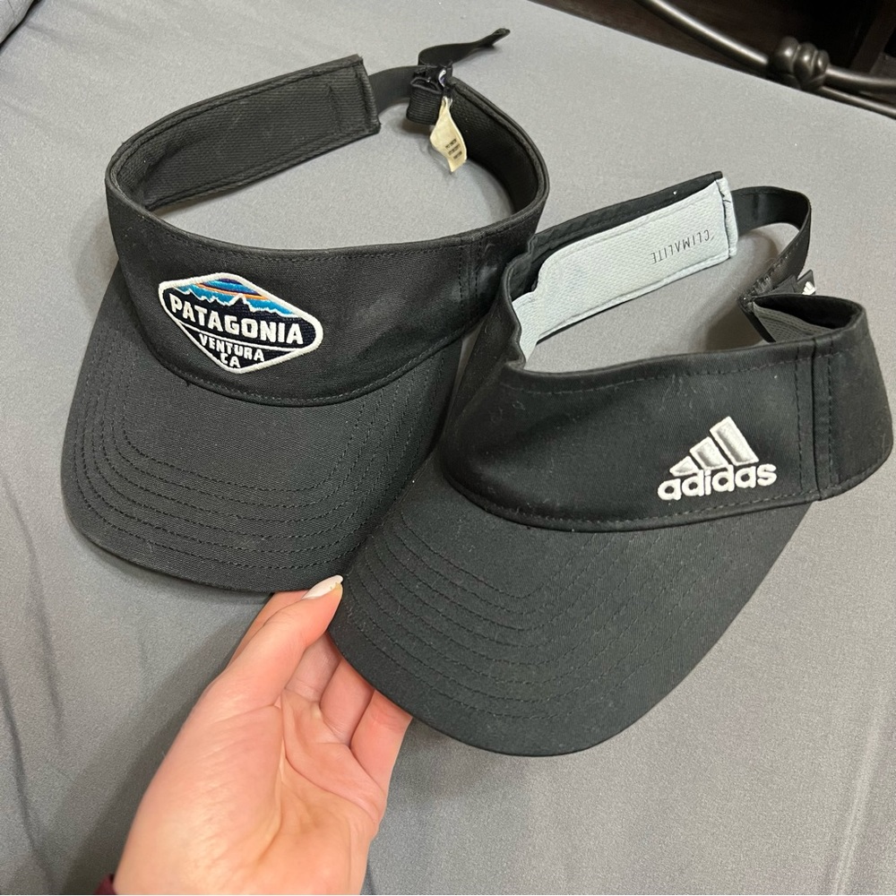 TWO Black Visors